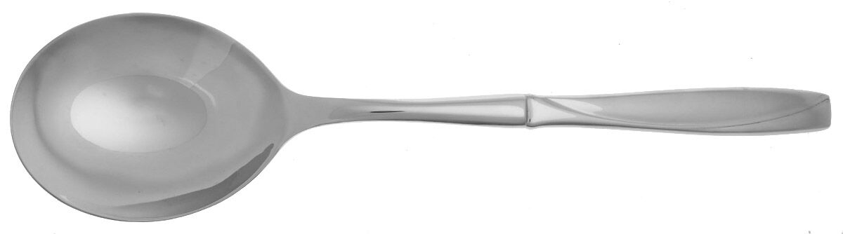 Camlynn Mirror Cleo (Stainless) Casserole Spoon with Smooth Stainless Bowl HC by Oneida Silver-1