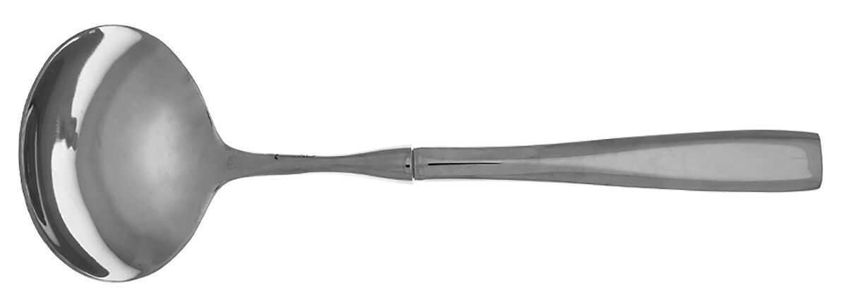 Continuim (Stainless) Gravy Ladle with No Spout Stainless Bowl HC by Oneida Silver-1