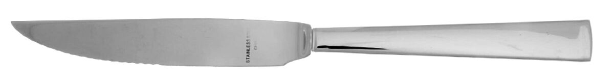 Perry (Stainless) Steak Knife Individual Hollow, Serrate HC by Oneida Silver-1