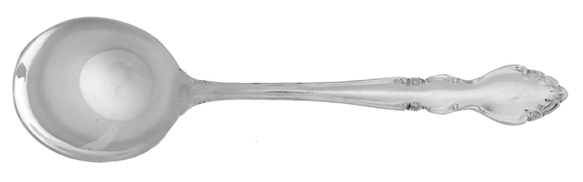 Dover (Silverplate) Round Bowl Soup Spoon (Gumbo) by Oneida Silver-1