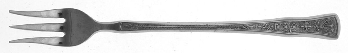 OHS441 (Stainless) Short Handle Pickle/Olive Fork by Oneida Silver-1
