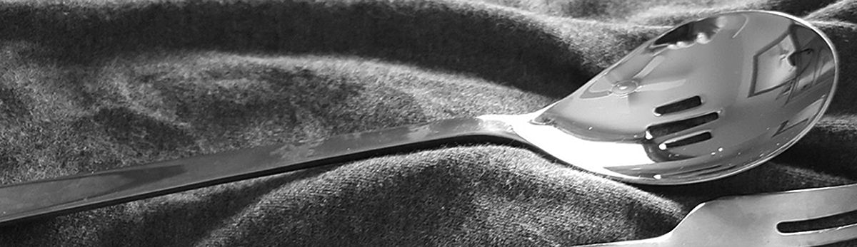 OHS443 (Stainless) Pierced Tablespoon (Serving Spoon) by Oneida Silver-1