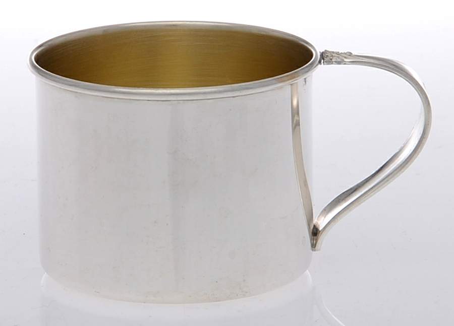 Flower Lane (Sterling, Hollowware) Juice Cup by Oneida Silver-1