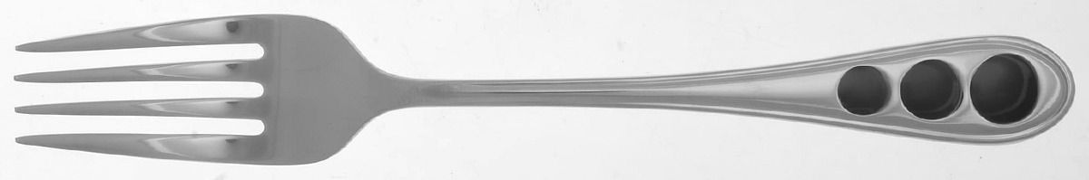 Adriatic (Stainless) Individual Salad Fork by Oneida Silver-1