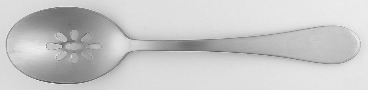 Satin Icarus (Stainless) Pierced Tablespoon (Serving Spoon) by Oneida Silver-1