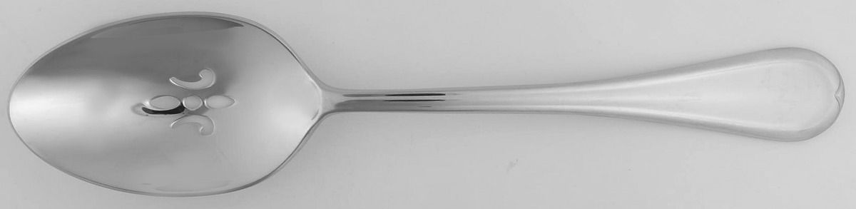 Clariat (Stainless) Pierced Tablespoon (Serving Spoon) by Oneida Silver-1