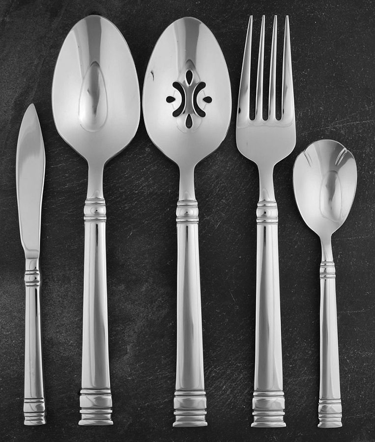 Lynton (Stainless) 5 Piece Hostess Set by Oneida Silver-1