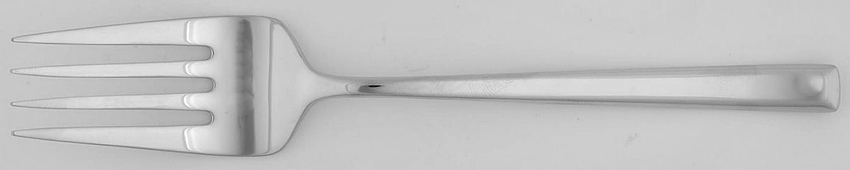 Pearce (Stainless) Small Solid Cold Meat Serving Fork by Oneida Silver-1