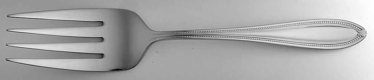 Puritan 1915 (Stainless) Medium Solid Cold Meat Serving Fork by Oneida Silver-1
