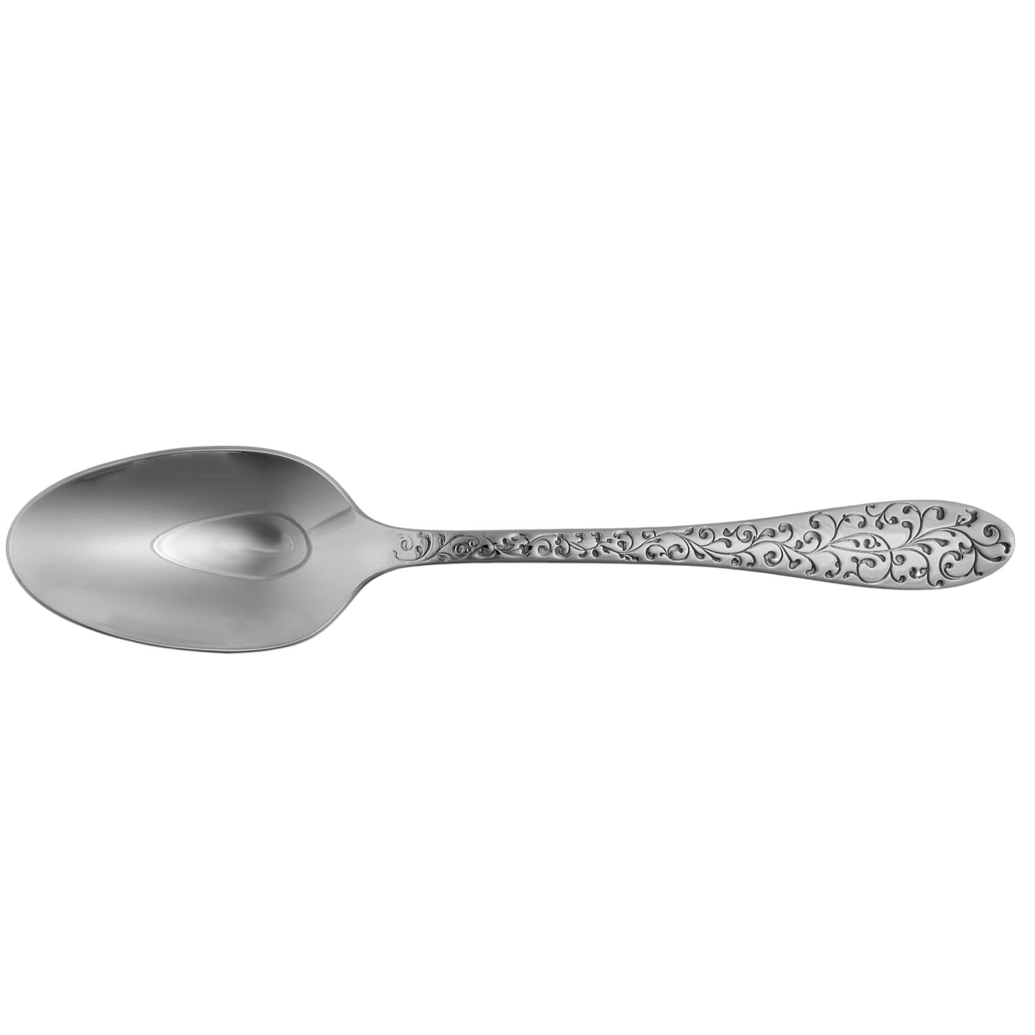 Ivy Flourish (Stainless) Place/Oval Soup Spoon by Oneida Silver-1