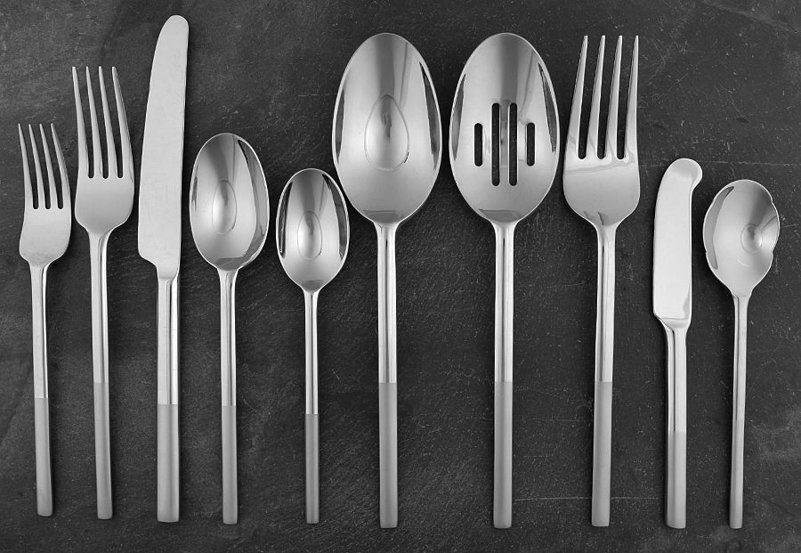 Rylan (Stainless) 45 Piece Starter Set by Oneida Silver-1