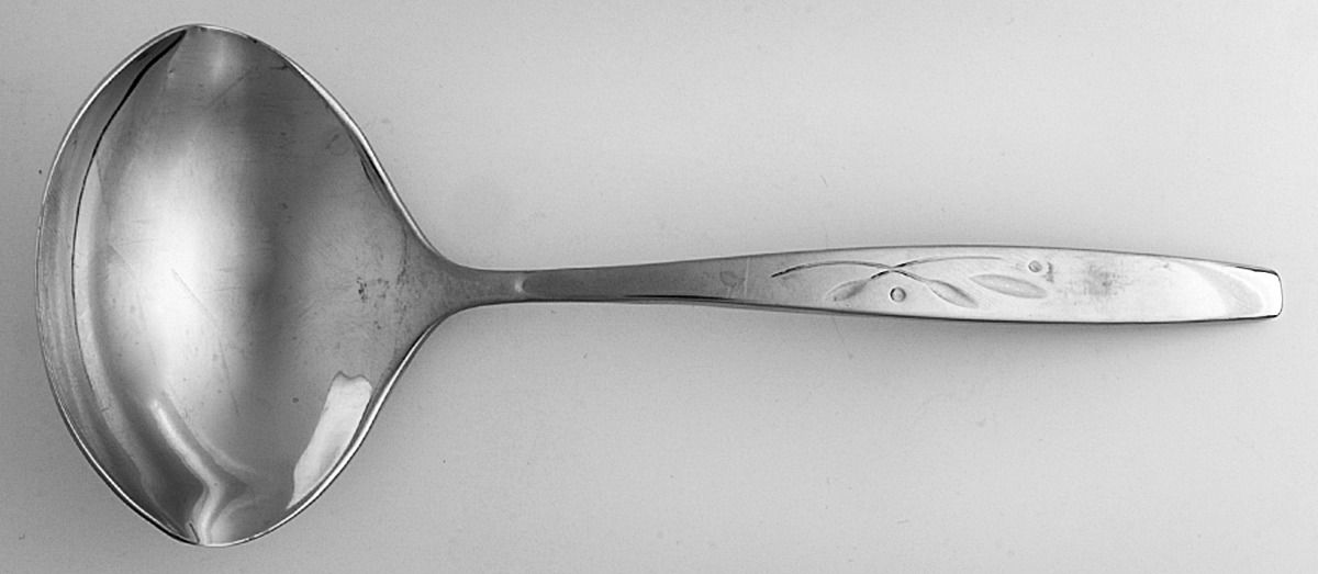 Will O' Wisp (Stainless) Solid Gravy Ladle by Oneida Silver-1