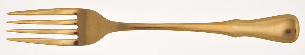 Achievement (Gold Electroplate) Fork by Oneida Silver-1