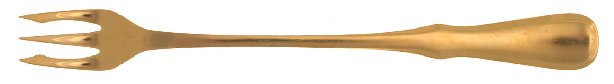 Achievement (Gold Electroplate) Cocktail/Seafood Fork by Oneida Silver-1