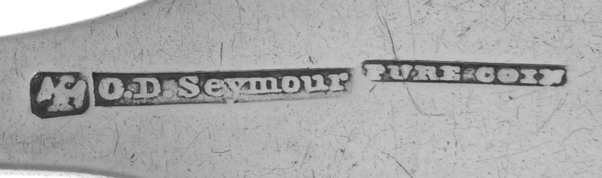 Coin Silver Flatware Tablespoon (Serving Spoon) by Oliver Dewitt Seymour-3