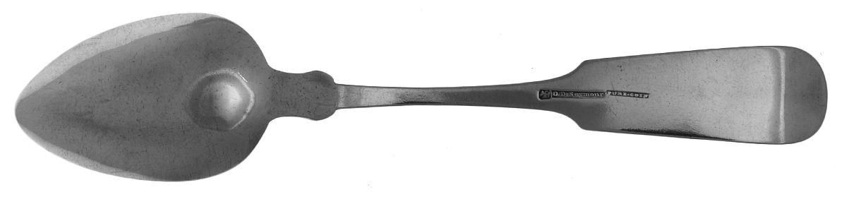 Coin Silver Flatware Tablespoon (Serving Spoon) by Oliver Dewitt Seymour-2