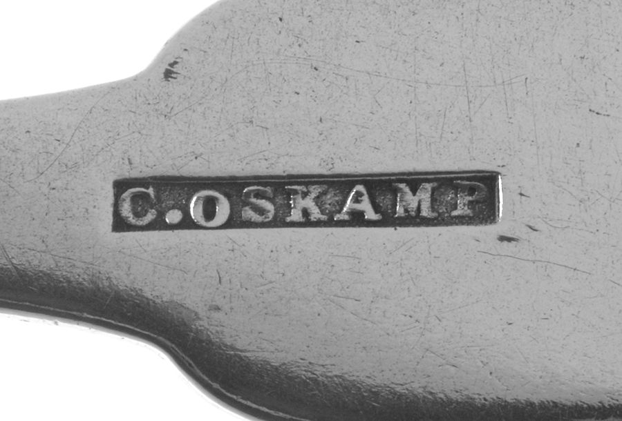 Coin Silver Flatware Tablespoon (Serving Spoon) by Clemens Oskamp-3