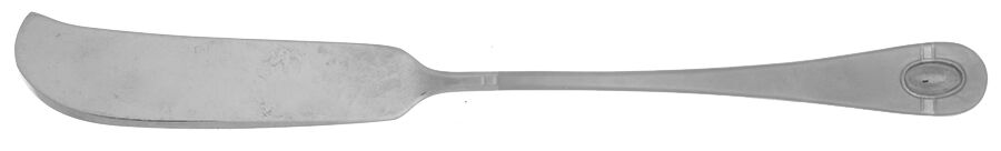 Jupiter-Satin (Stainless) Flat Handle Master Butter Knife by Oneida Silver-1