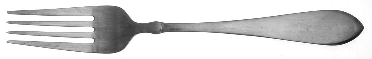 Satin Vertex (Stainless) Individual Salad Fork by Oneida Silver-1