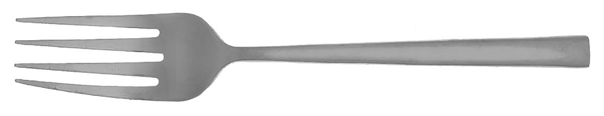 Porter (Stainless) Medium Solid Cold Meat Serving Fork by Oneida Silver-1