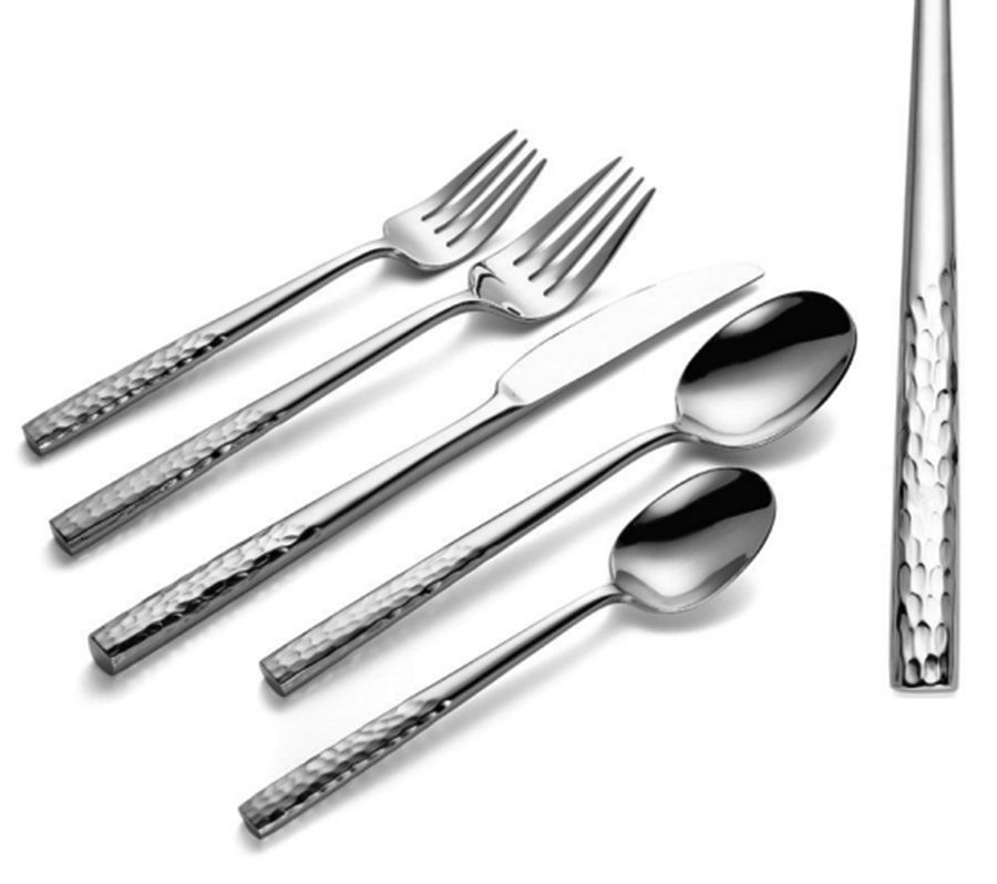 Mezze (Stainless) Fork by Oneida Silver-1