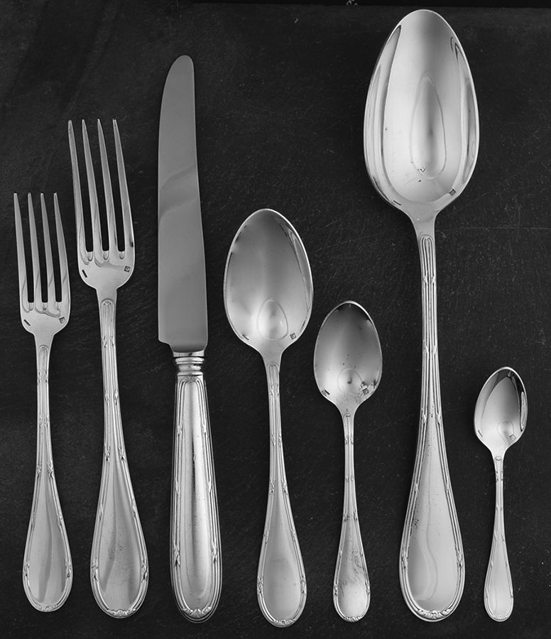 ODS8 (Silverplate) 39 Piece Estate Set by Odiot-1