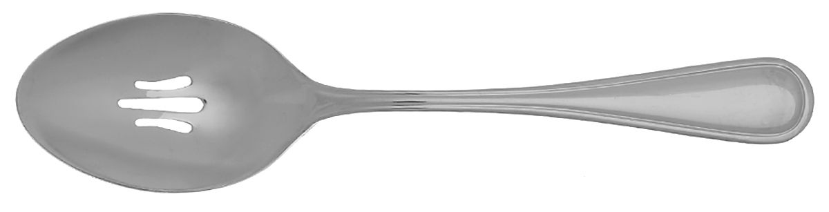 Accord Mirror (Stainless) Pierced Tablespoon (Serving Spoon) by Oneida Silver-1