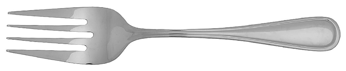 Accord Mirror (Stainless) Medium Solid Cold Meat Serving Fork by Oneida Silver-1