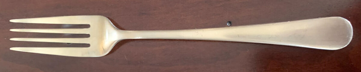 OUF1(Gold Electroplate) Fork by Our Table Flatware-1