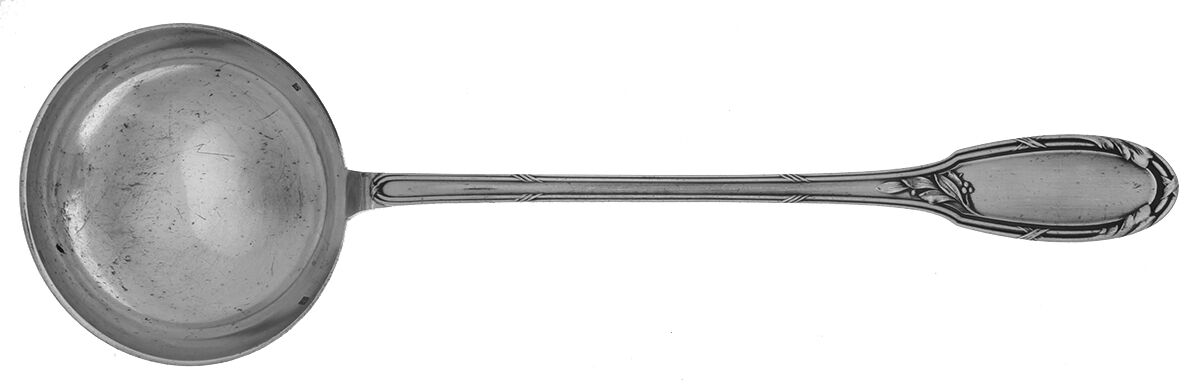 ORB4 (Silverplate) Solid Soup Ladle by Orbrille-1