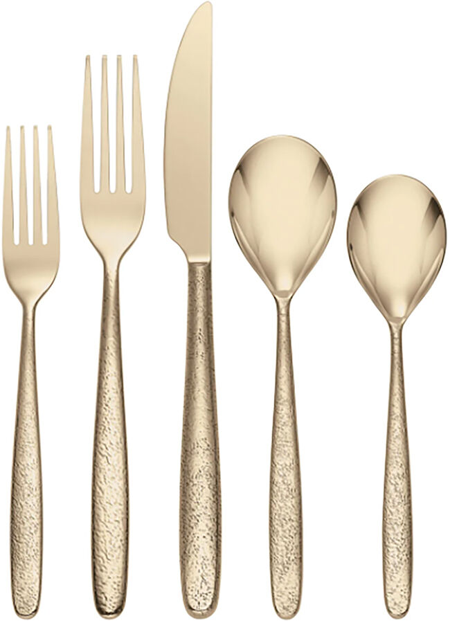 Storm Champagne (Stainless) Fork by Oneida Silver-1