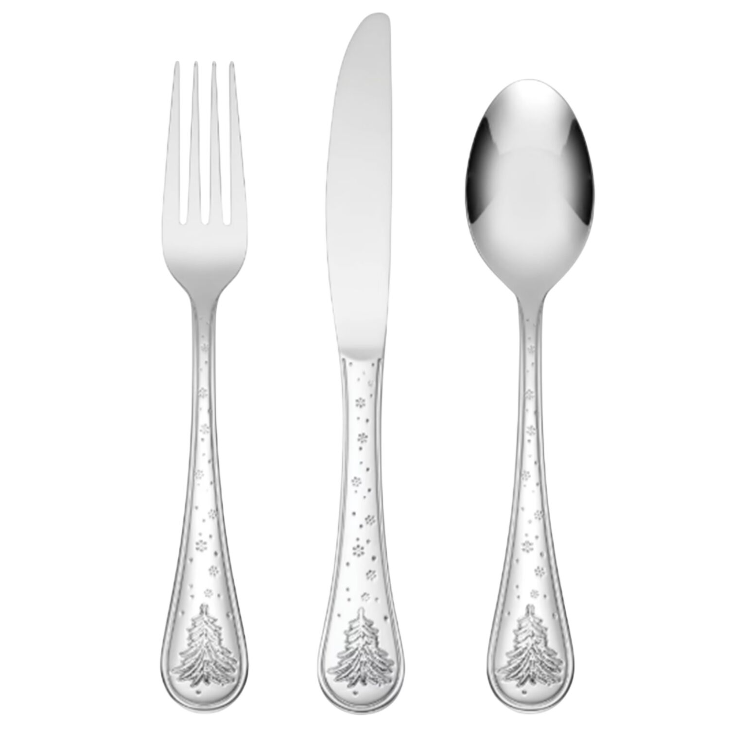Merry & Bright Fork by Oneida Silver-1