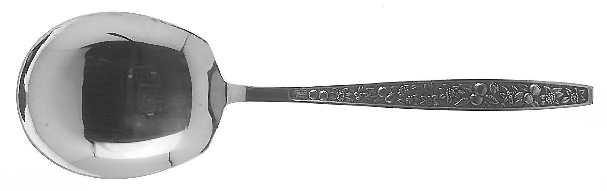 Harvest (Stainless) Solid Smooth Casserole Spoon by Pageant-1