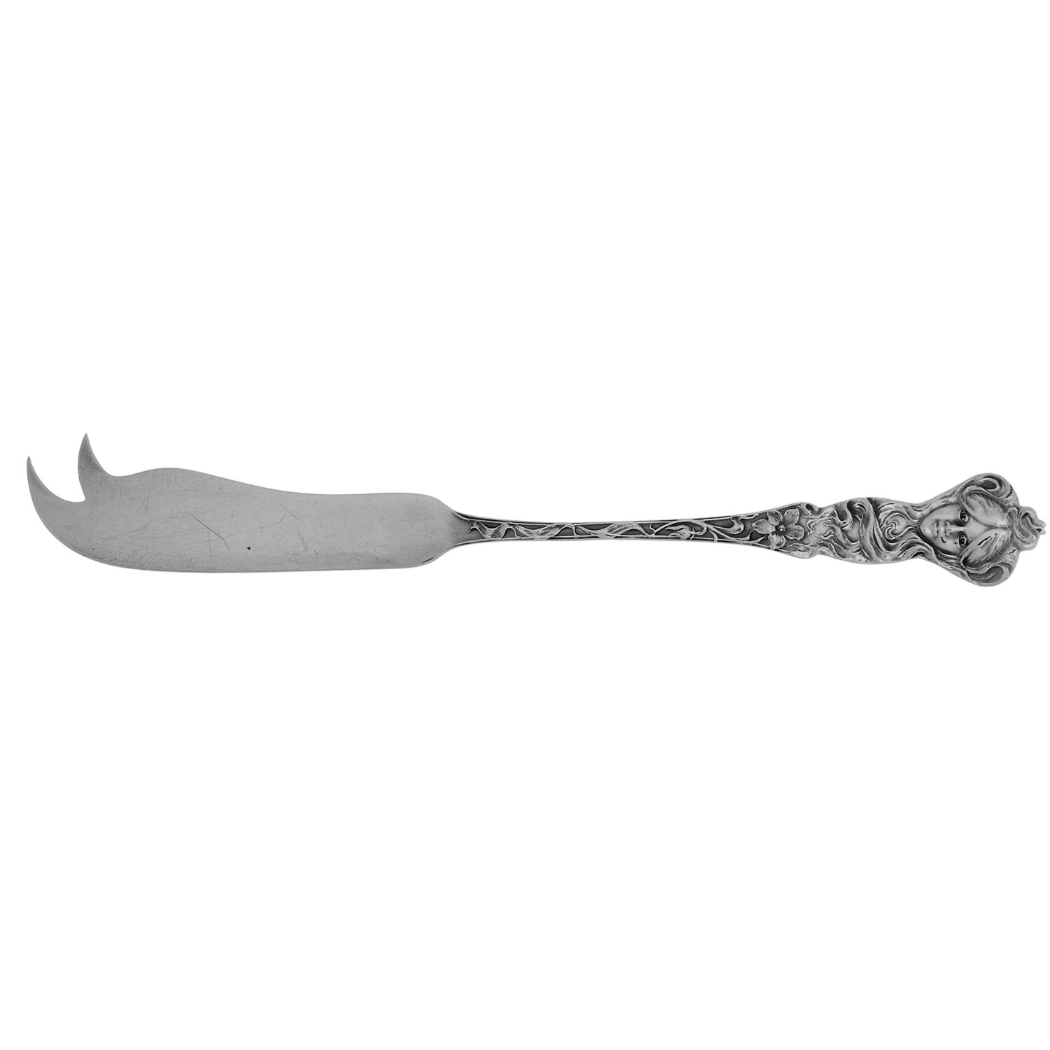 Daphne (Sterling, 1900) Solid Serving Cheese Knife by Paye & Baker Mfg Co-1