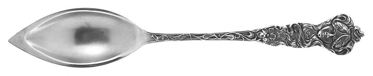 Daphne (Sterling, 1900) Fruit/Orange Spoon by Paye & Baker Mfg Co-1