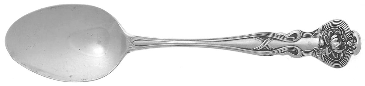 Pond Lily (Sterling, 1900) Five O'Clock Teaspoon by Paye & Baker Mfg Co-1