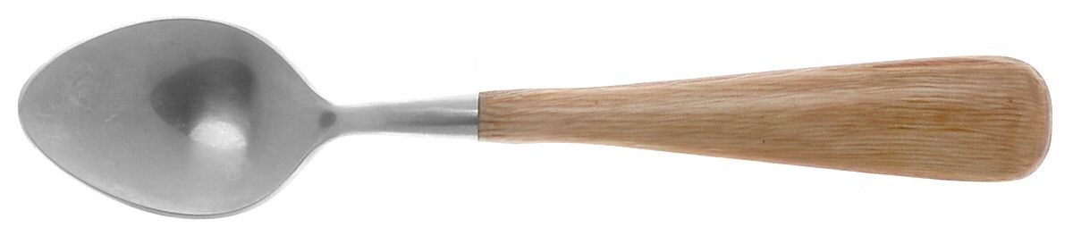 Aspen (Stainless, Honey-Light Brown Wood) Teaspoon by Pottery Barn-1