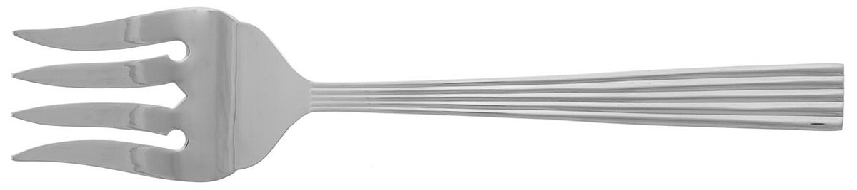 PBN1 (STAINLESS) Medium Solid Cold Meat Serving Fork by Pottery Barn-1