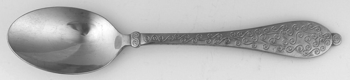 Casba (Stainless) Place/Oval Soup Spoon by Pottery Barn-1