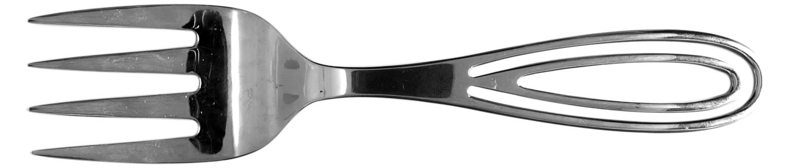 PBN3 (Stainless) Solid Serving Fork by Pottery Barn-1