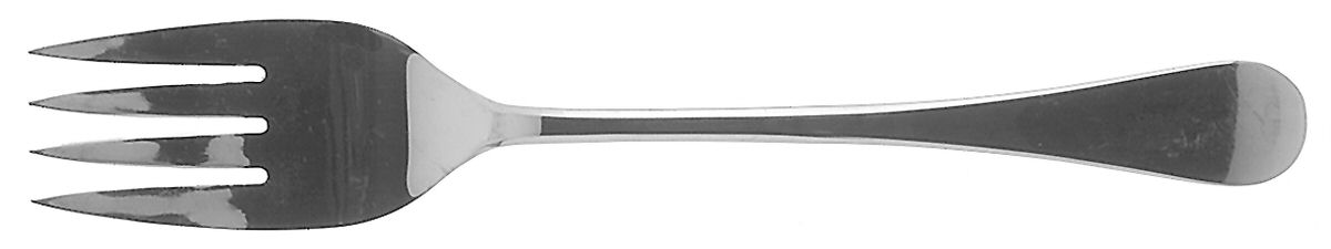 PBN7 (STAINLESS) Medium Solid Cold Meat Serving Fork by Pottery Barn-1