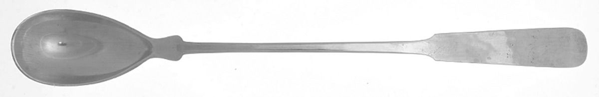 Fiddle (Sterling, 1800) Small Solid Pitcher Spoon by Porter Blanchard-1