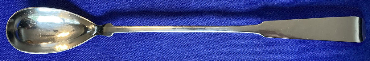 Fiddle (Sterling, 1800) Large Solid Pitcher Spoon by Porter Blanchard-1