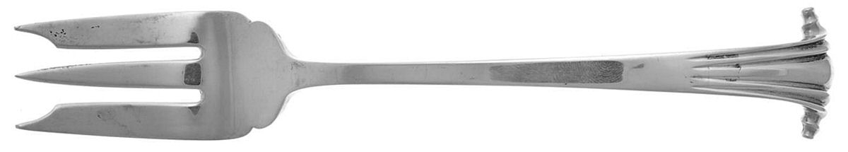 Georgian Scroll (Sterling, 1900) Individual Salad Fork by Porter Blanchard-1