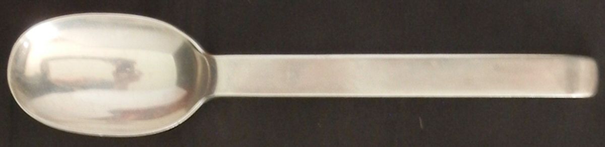 Simplicity (Sterling, 1930) Dessert/Oval Soup Spoon by Porter Blanchard-1