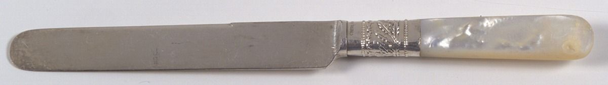 Flatware (Sterling Bolster) Pearl Handle Breakfast Knife by Pearl Handle-1