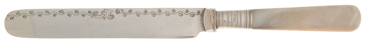 Flatware (Sterling Bolster) Pearl Handle Breakfast Knife by Pearl Handle-1