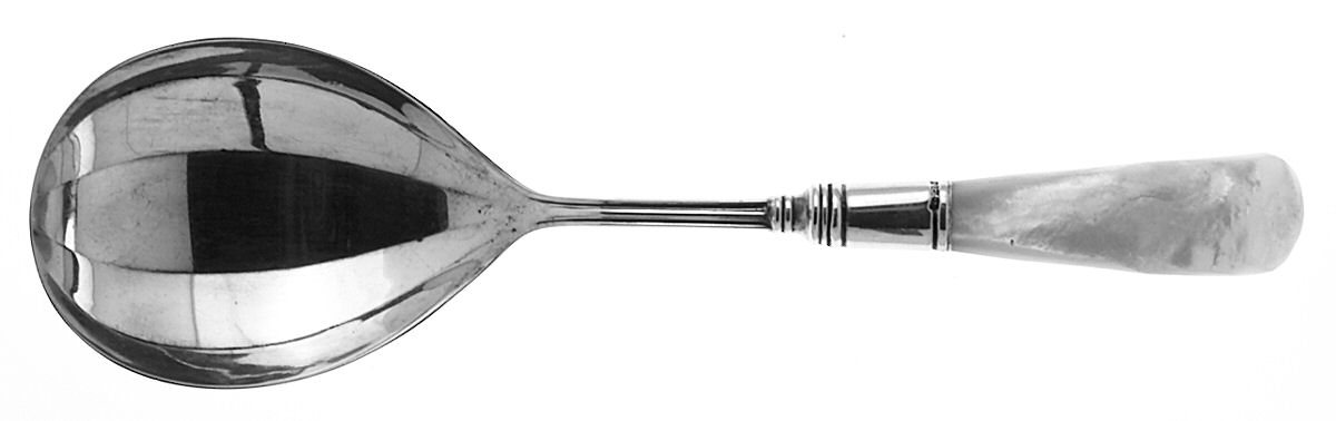 Flatware (Sterling Bolster) Pearl Handle Berry Casserole Spoon by Pearl Handle-1
