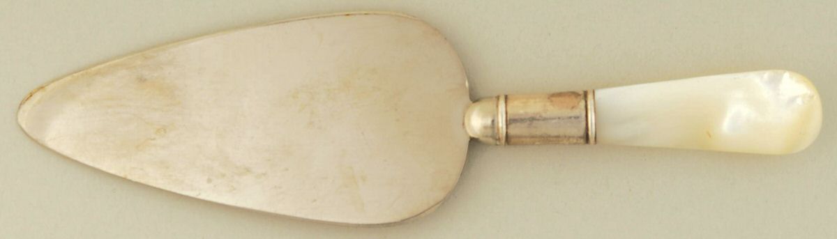 Flatware (Sterling Bolster) Pearl Handle Cheese Server by Pearl Handle-1