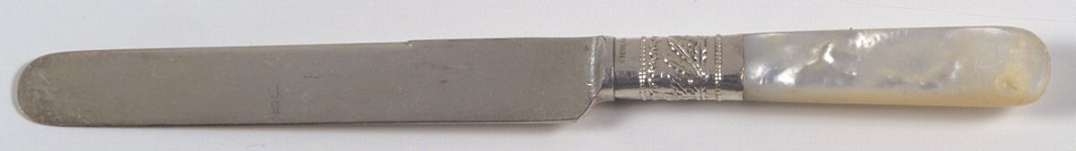 Flatware (Sterling Bolster) Pearl Handle Breakfast Knife by Pearl Handle-1